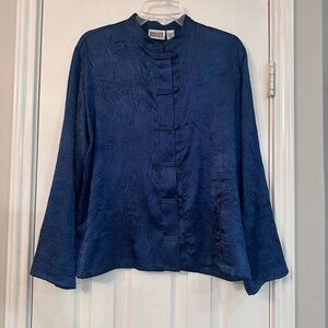 Chico's Navy Blue Blouse